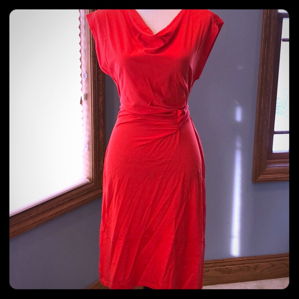 MaxMara Red Sleeveless Dress